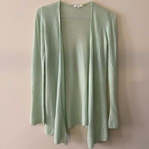 Cashmere open front cardigan
